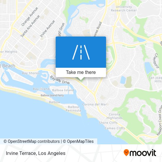 Mapa de Irvine Terrace