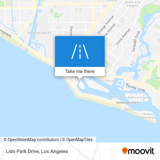 Lido Park Drive map