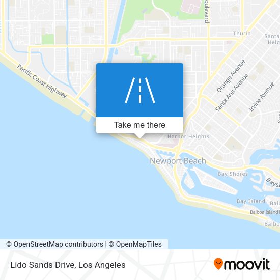 Lido Sands Drive map