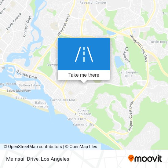Mapa de Mainsail Drive