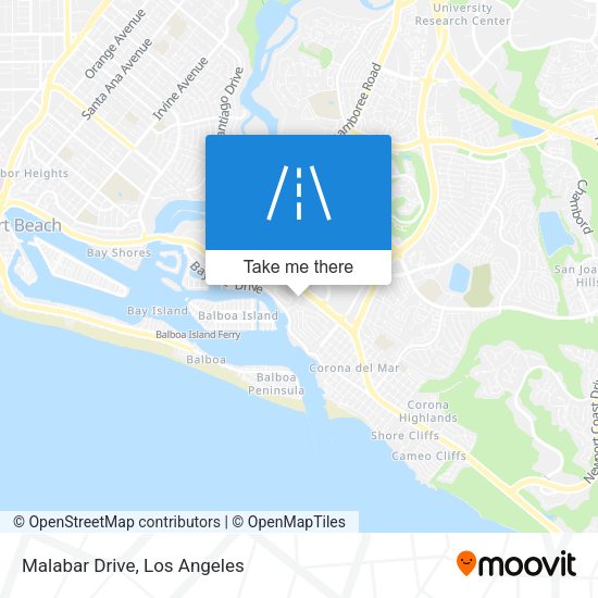 Malabar Drive map