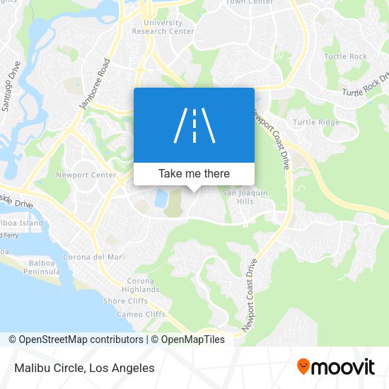 Mapa de Malibu Circle