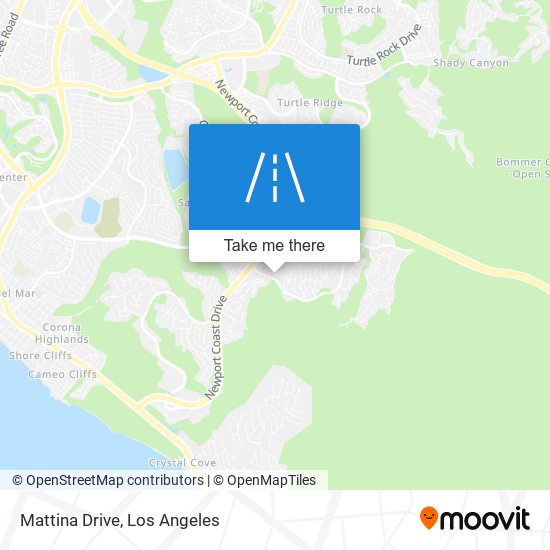 Mattina Drive map