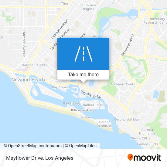 Mayflower Drive map