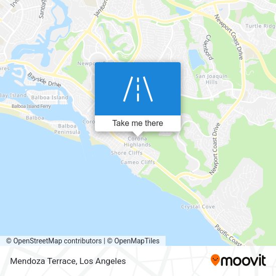 Mapa de Mendoza Terrace