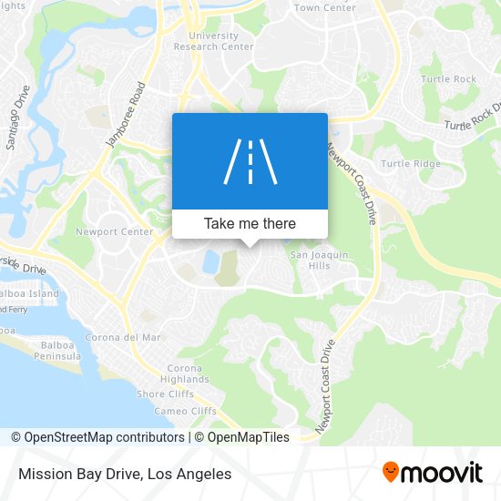 Mapa de Mission Bay Drive