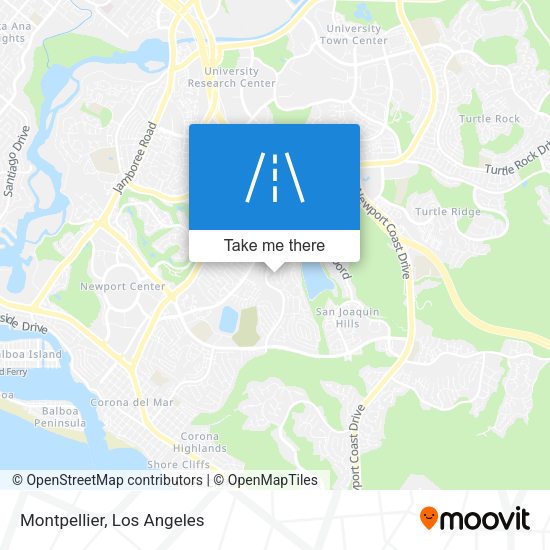 Mapa de Montpellier