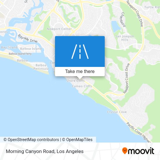 Morning Canyon Road map
