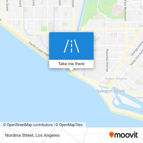 Mapa de Nordina Street
