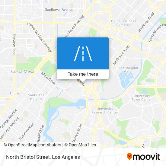 North Bristol Street map