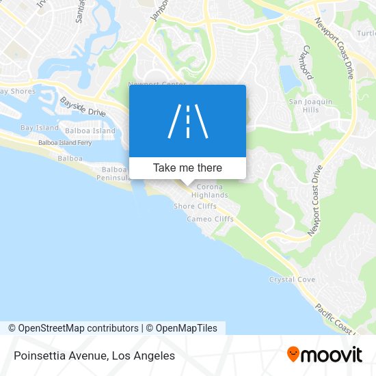 Poinsettia Avenue map