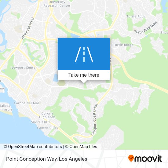 Point Conception Way map