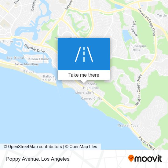 Mapa de Poppy Avenue