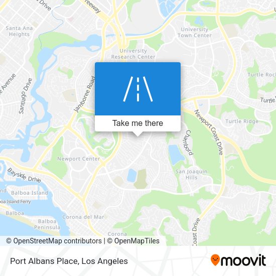 Port Albans Place map