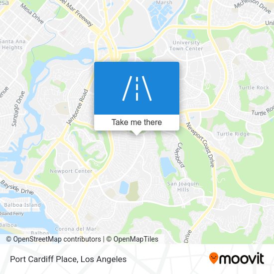 Port Cardiff Place map