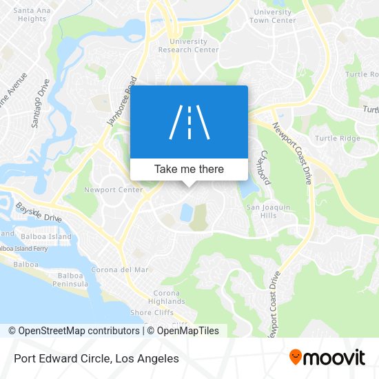 Mapa de Port Edward Circle