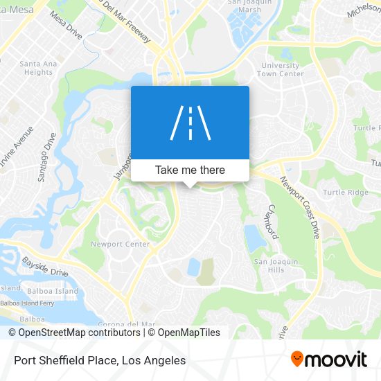 Port Sheffield Place map
