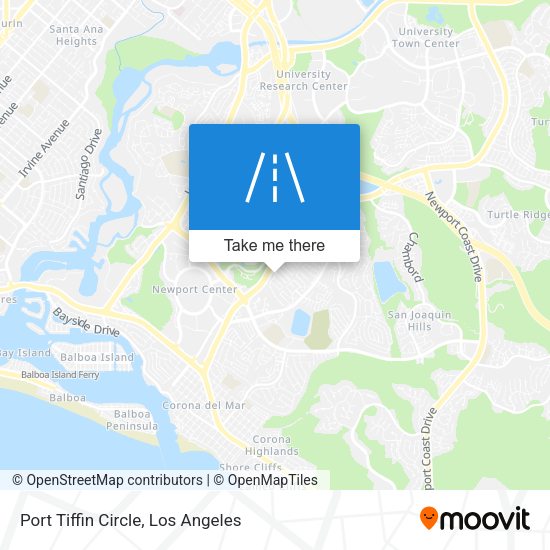 Port Tiffin Circle map