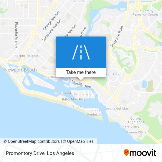 Promontory Drive map
