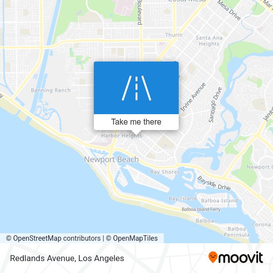 Mapa de Redlands Avenue