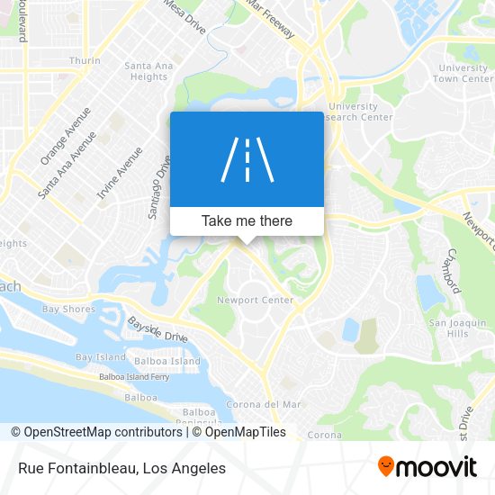Rue Fontainbleau map