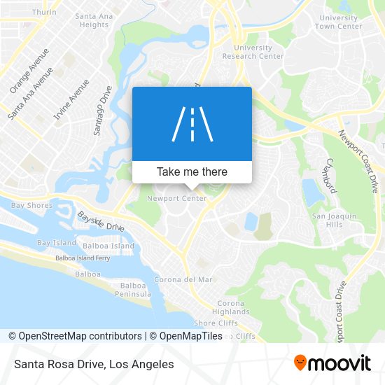 Santa Rosa Drive map
