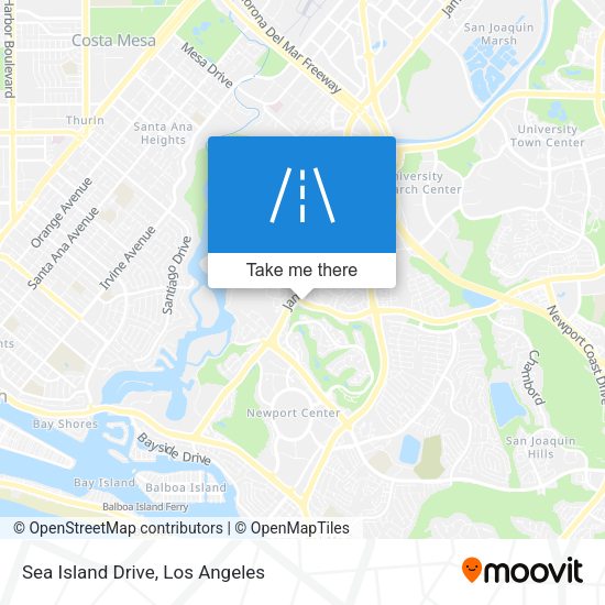 Sea Island Drive map