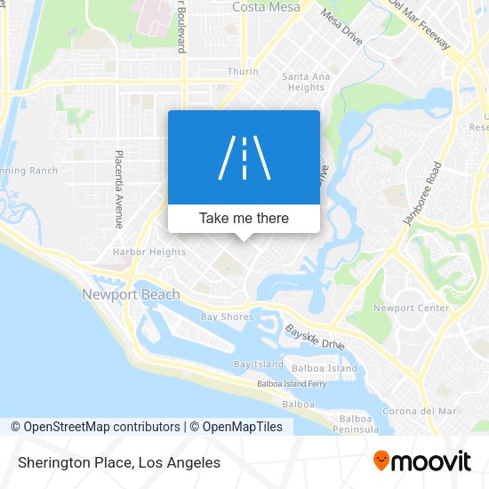 Sherington Place map