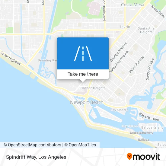 Spindrift Way map