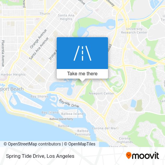 Spring Tide Drive map