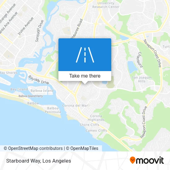 Starboard Way map