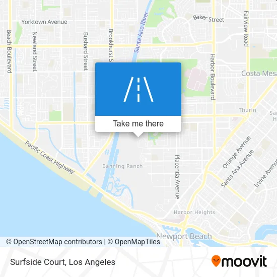 Surfside Court map