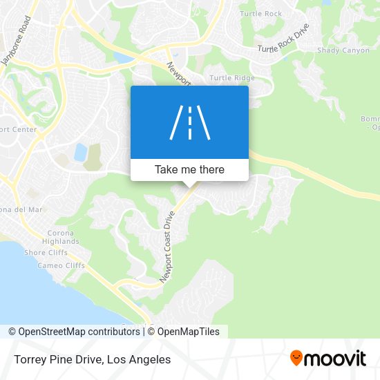 Torrey Pine Drive map