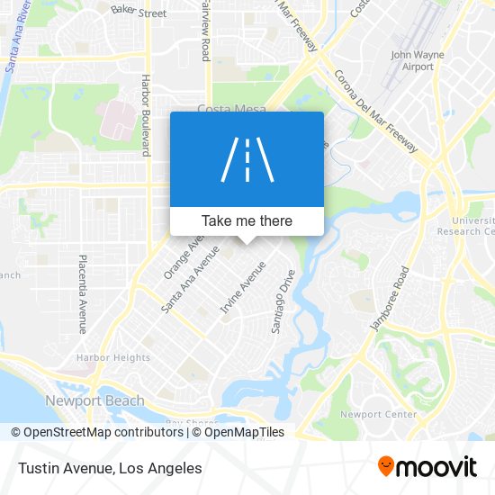 Tustin Avenue map