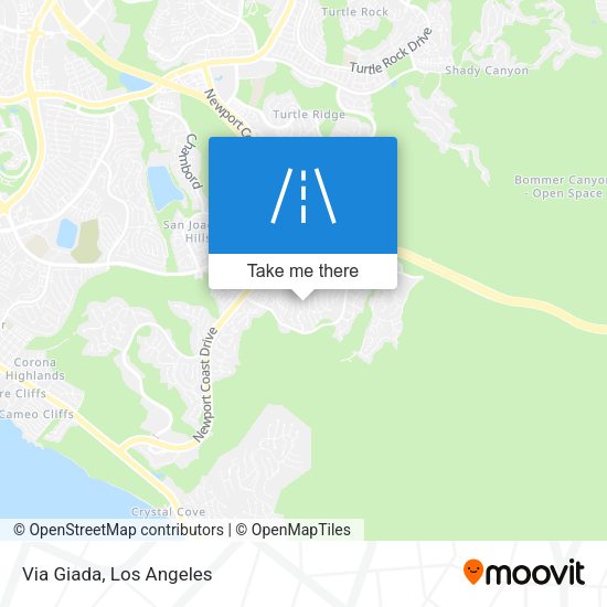 Mapa de Via Giada
