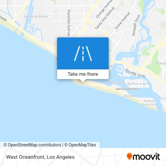 West Oceanfront map
