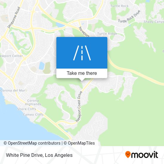 White Pine Drive map