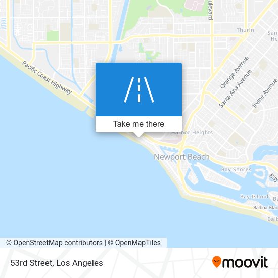 Mapa de 53rd Street