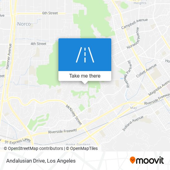 Andalusian Drive map