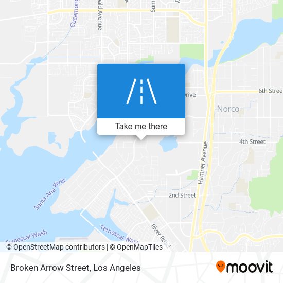 Mapa de Broken Arrow Street