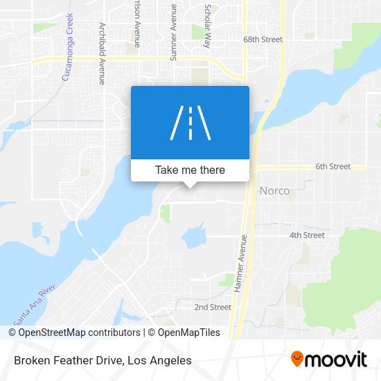 Mapa de Broken Feather Drive