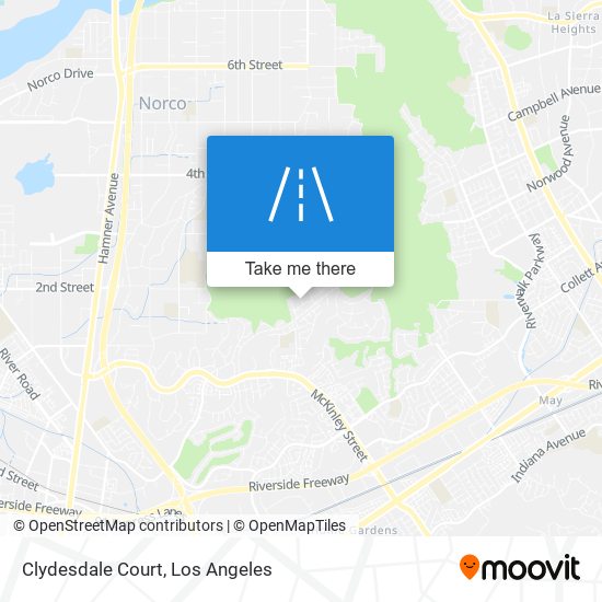 Mapa de Clydesdale Court