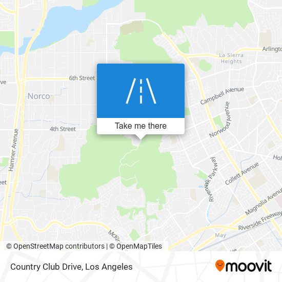Mapa de Country Club Drive