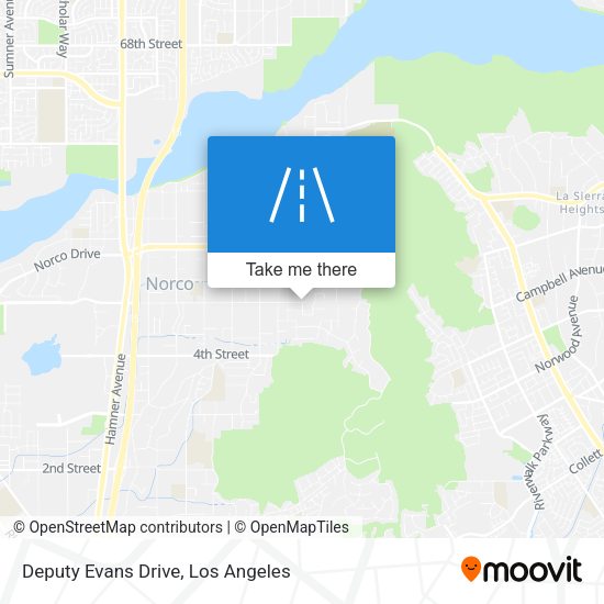Deputy Evans Drive map