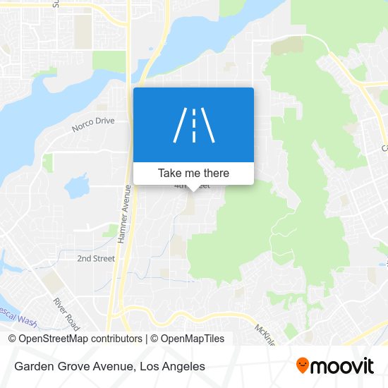 Mapa de Garden Grove Avenue