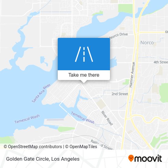 Golden Gate Circle map