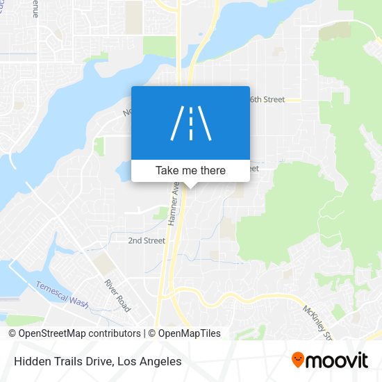 Hidden Trails Drive map