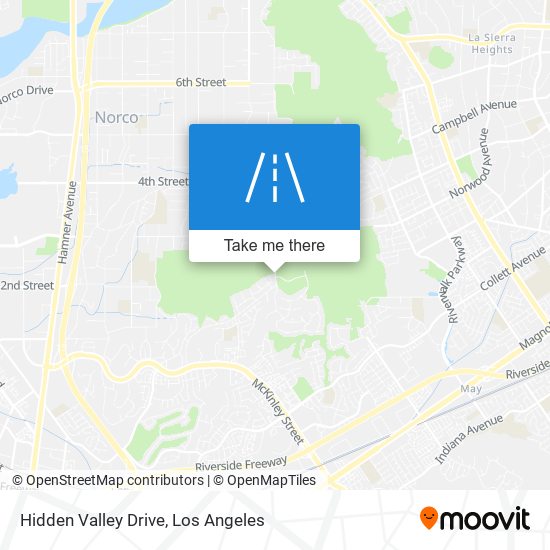 Mapa de Hidden Valley Drive