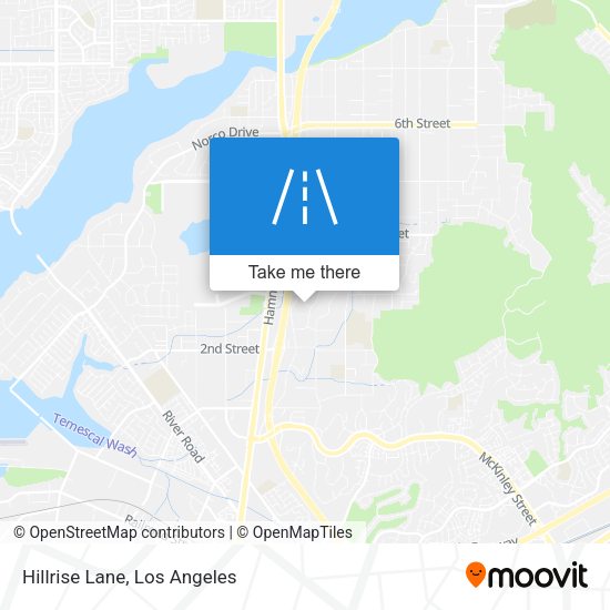 Mapa de Hillrise Lane