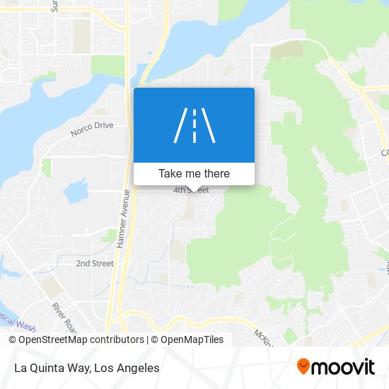 Mapa de La Quinta Way